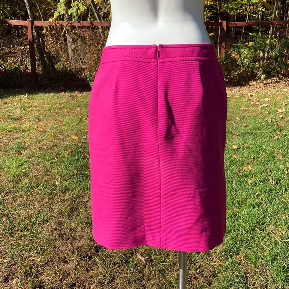 Talbots petal pink all cotton lined skirt with pockets size 10p - Picture 5 of 7
